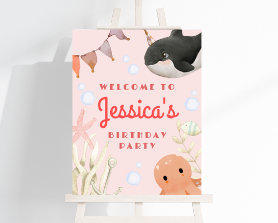 Whale of a Time Party Pack, Under The Sea Theme